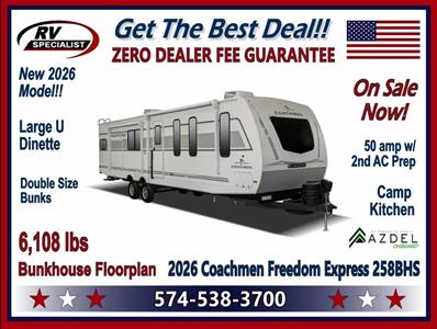2026 Coachmen Freedom Express Ultra Lite 258BHS   - Photo 1 - Goshen, IN 46526