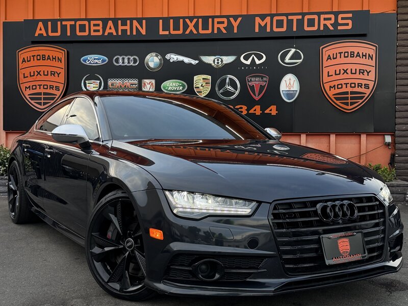 Brilliant Black 2016 Audi S7 4.0T quattro AWD Sedan All-Wheel Drive 7-Speed Automatic