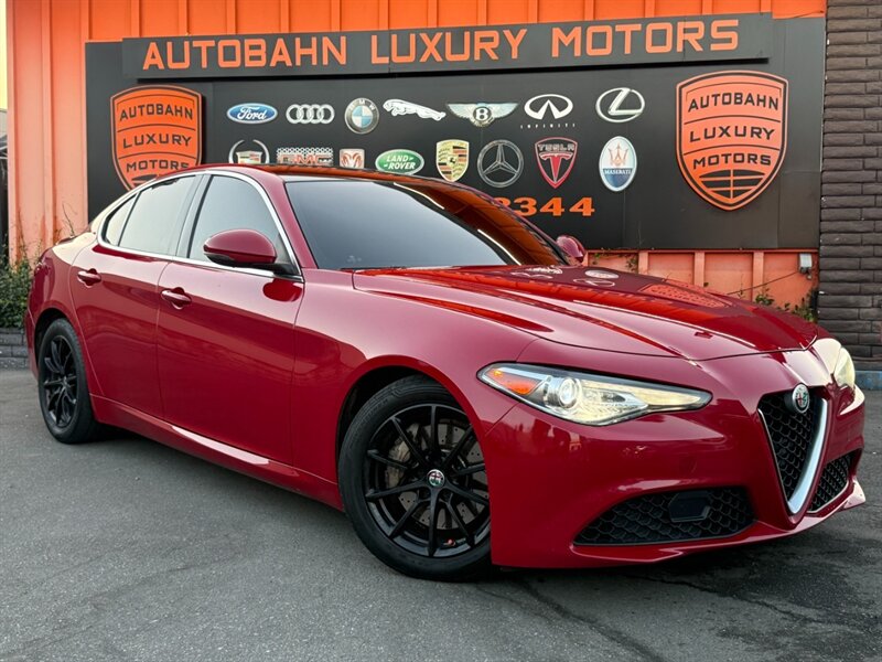Rosso Alfa 2017 Alfa Romeo Giulia RWD Sedan Rear-Wheel Drive 8-Speed Automatic