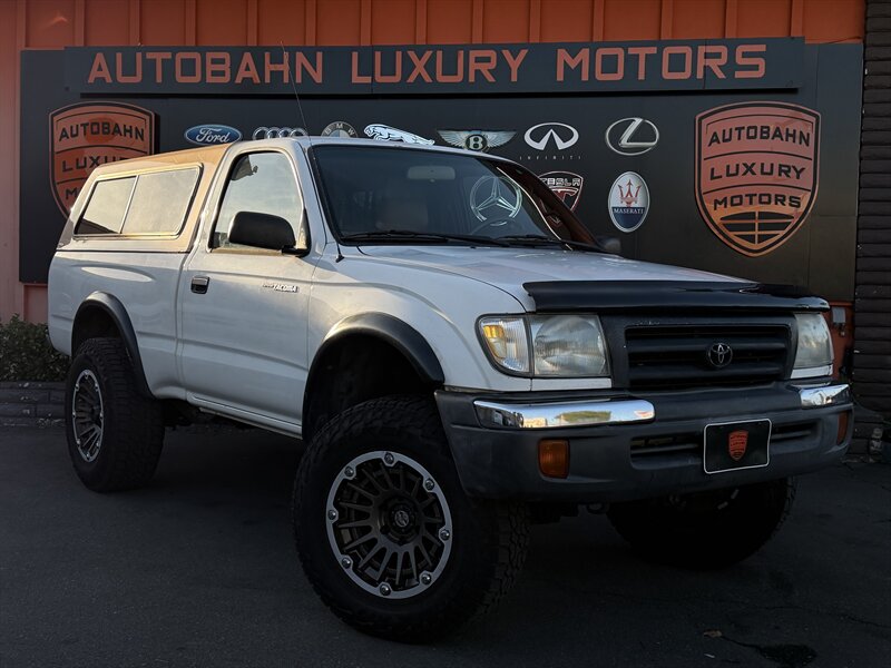 Natural White 1999 Toyota Tacoma Base 4WD Pickup Truck Four-Wheel Drive Automatic