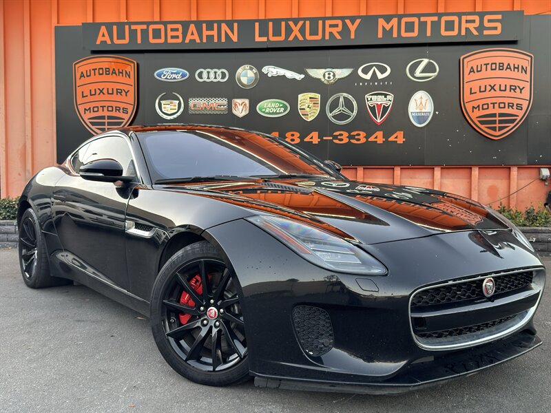 Narvik Black 2018 Jaguar F-TYPE Coupe Rear-Wheel Drive Automatic