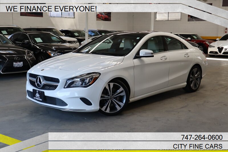 White 2019 Mercedes-Benz CLA 250 FWD Coupe Front-Wheel Drive Automatic