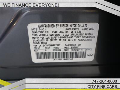 2021 INFINITI Q50 Luxe   - Photo 35 - Panorama City, CA 91402