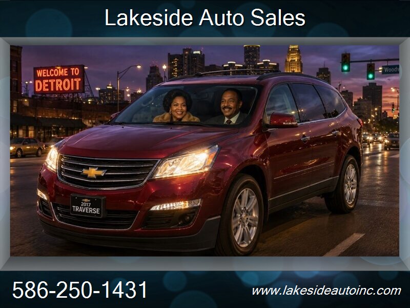 2017 Chevrolet Traverse LT  3rd Row, Low Miles 85K