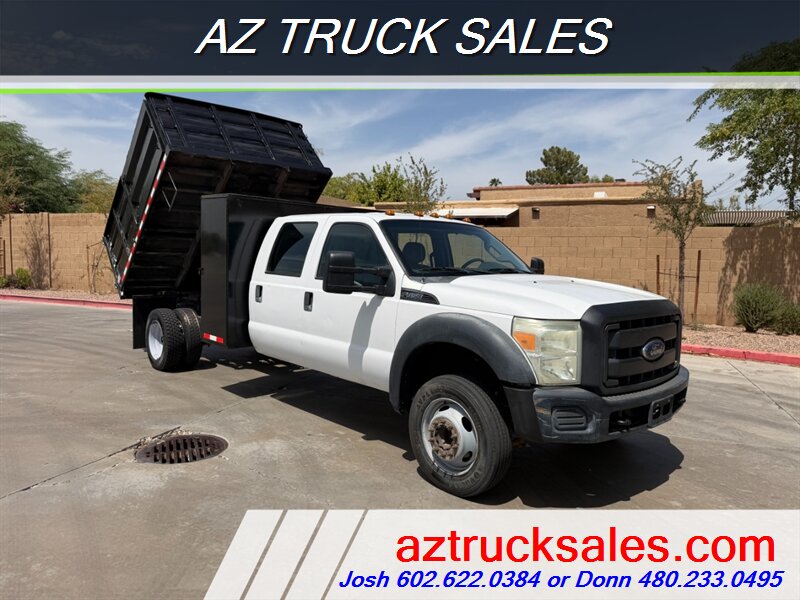 2014 FORD F450 9' Dump Bed, 2' Tunnel Storage   - Photo 1 - Scottsdale, AZ 85257