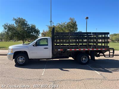 2008 Chevrolet Silverado 3500 12' 6 " Flat / Stake Bed w/Lift Gate Delivery Truck   - Photo 4 - Scottsdale, AZ 85257