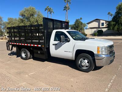 2008 Chevrolet Silverado 3500 12' 6 " Flat / Stake Bed w/Lift Gate Delivery Truck   - Photo 12 - Scottsdale, AZ 85257