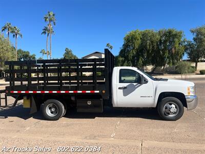 2008 Chevrolet Silverado 3500 12' 6 " Flat / Stake Bed w/Lift Gate Delivery Truck   - Photo 11 - Scottsdale, AZ 85257