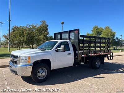 2008 Chevrolet Silverado 3500 12' 6 " Flat / Stake Bed w/Lift Gate Delivery Truck   - Photo 2 - Scottsdale, AZ 85257