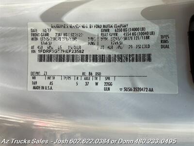 2017 Ford F-350 Super Duty XL, 12' Dump Bed, Very Clean, NEW HOIST - Photo 38 - Scottsdale, AZ 85257
