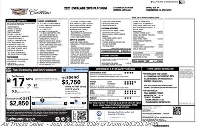 2021 Cadillac Escalade Premium Luxury Platinum - Photo 51 - Scottsdale, AZ 85257