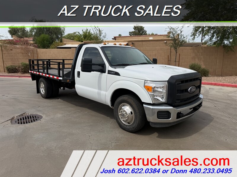 2015 Ford F-350 Super Duty XL, 11' Flat /Stake Bed, Diesel   - Photo 1 - Scottsdale, AZ 85257