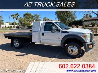 2016 FORD F550, 4x4, 6.7L Diesel, 12' Flat Bed