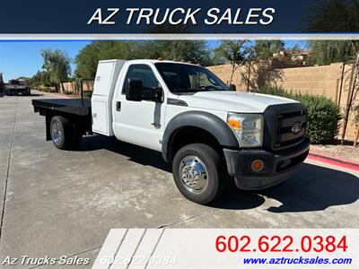 2016 FORD F550, 4x4, 6.7L Diesel, 12' Flat Bed   - Photo 1 - Scottsdale, AZ 85257