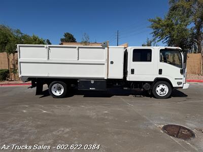 2012 Isuzu NPR-HD Crew Cab 12' Dump Truck w/Tunnel Storage   - Photo 3 - Scottsdale, AZ 85257