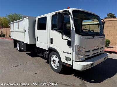 2012 Isuzu NPR-HD Crew Cab 12' Dump Truck w/Tunnel Storage   - Photo 2 - Scottsdale, AZ 85257
