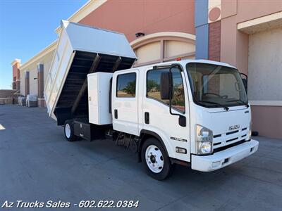 2012 Isuzu NPR-HD Crew Cab 12' Dump Truck w/Tunnel Storage   - Photo 12 - Scottsdale, AZ 85257