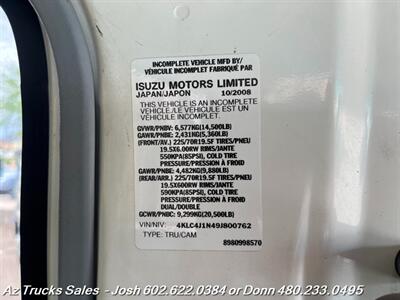 2009 Isuzu NPR-HD 12' Box w/Dovetail Ramp (Secure Storage)   - Photo 25 - Scottsdale, AZ 85257