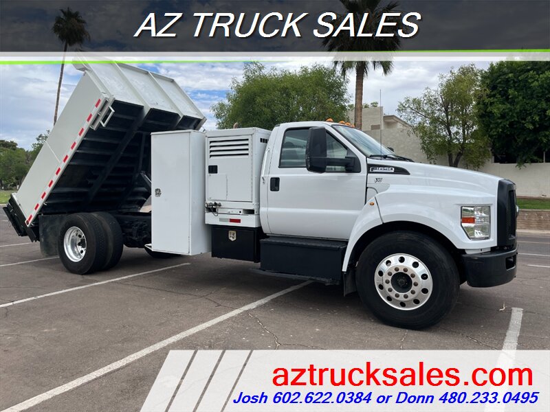 2019 Ford F-650 Super Duty Dump Bed, Lift Gate, Air Compressor   - Photo 1 - Scottsdale, AZ 85257