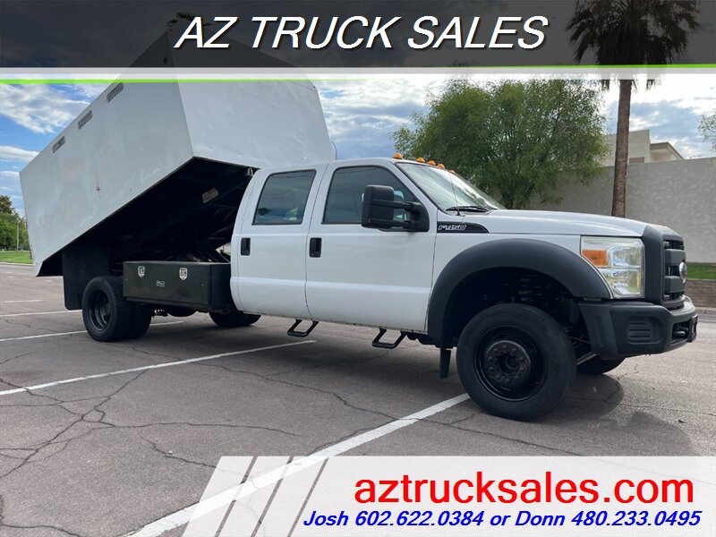 2014 Ford F-450 Super Duty Crew Cab 12' Chipper Dump Bed   - Photo 1 - Scottsdale, AZ 85257