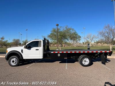 2017 Ford F-550 Super Duty Regular Cab, 16' Diamond Plate Flat Bed   - Photo 3 - Scottsdale, AZ 85257