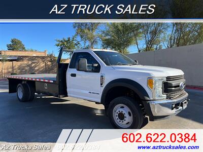 2017 Ford F-550 Super Duty Regular Cab, 16' Diamond Plate Flat Bed   - Photo 1 - Scottsdale, AZ 85257
