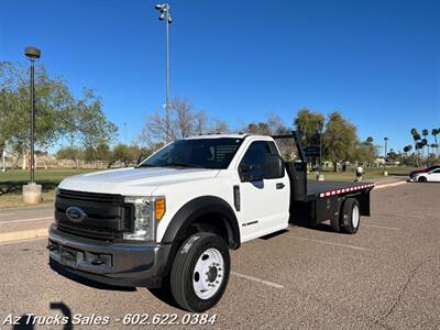 2017 Ford F-550 Super Duty Regular Cab, 16' Diamond Plate Flat Bed   - Photo 2 - Scottsdale, AZ 85257