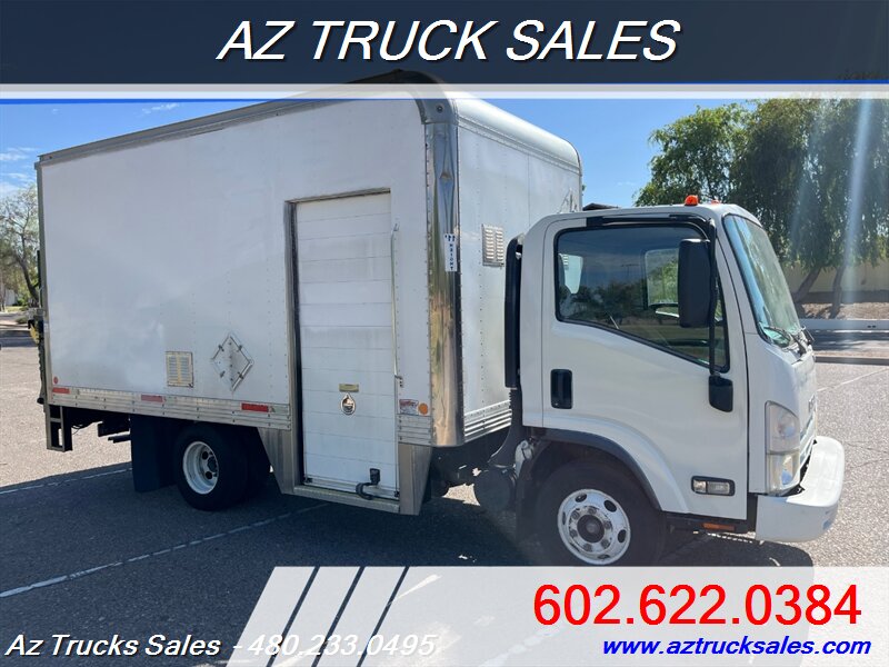 2014 ISUZU NPR, 14' Box Truck w/Lift Gate - Photo 1 - Scottsdale, AZ 85257