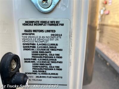 2014 ISUZU NPR, 14' Box Truck w/Lift Gate   - Photo 40 - Scottsdale, AZ 85257