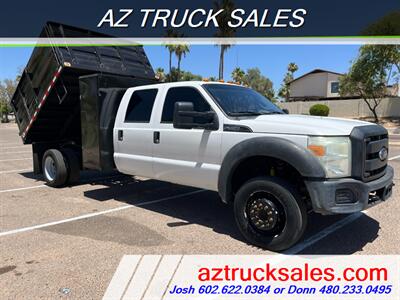 2014 FORD F450 9' Dump Bed, 2' Tunnel Storage