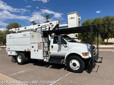 2015 Ford F-750 Chipper Dump/Bucket Truck Alltec LR756 61' Working Height   - Photo 9 - Scottsdale, AZ 85257