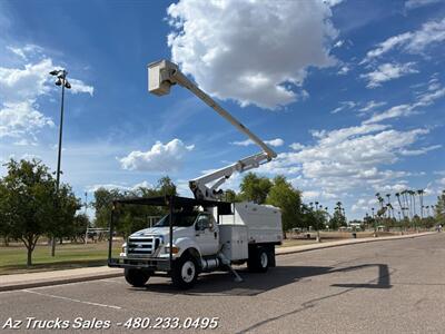2015 Ford F-750 Chipper Dump/Bucket Truck Alltec LR756 61' Working Height   - Photo 17 - Scottsdale, AZ 85257