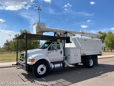 2015 Ford F-750 Chipper Dump/Bucket Truck Alltec LR756 61' Working Height   - Photo 2 - Scottsdale, AZ 85257