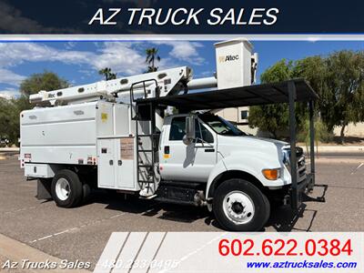 2015 Ford F-750 Chipper Dump/Bucket Truck Alltec LR756 61' Working Height   - Photo 1 - Scottsdale, AZ 85257