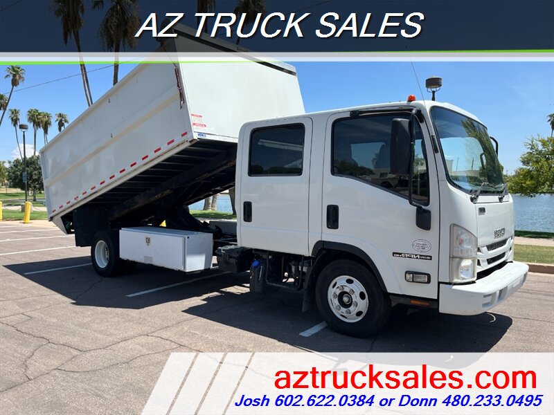 2017 Isuzu NPR Crew Cab 14' Dump Truck, Diesel 127K   - Photo 1 - Scottsdale, AZ 85257