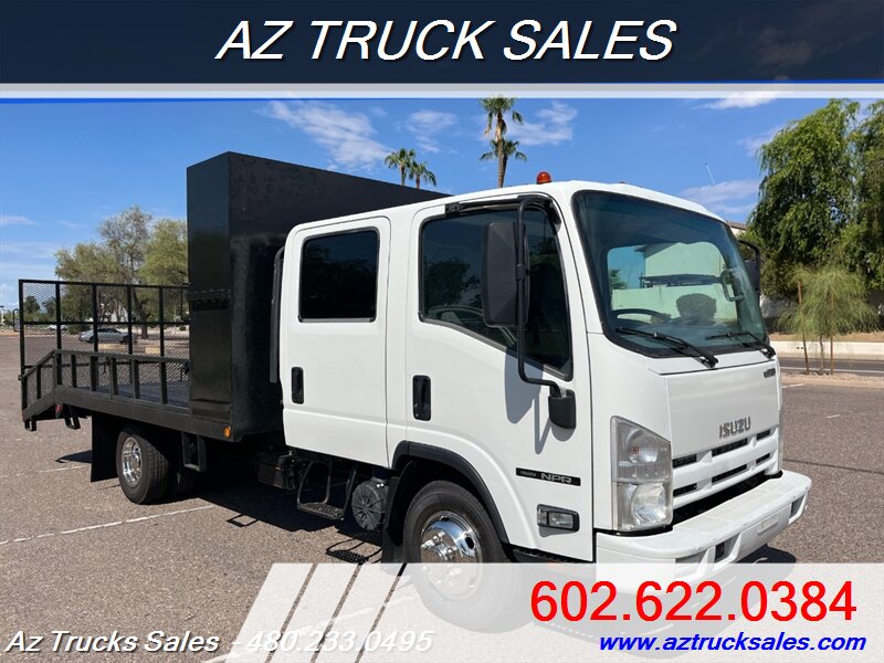 2014 Isuzu NPR, 16' Dove Tail Light Equipment Hauler - Photo 1 - Scottsdale, AZ 85257