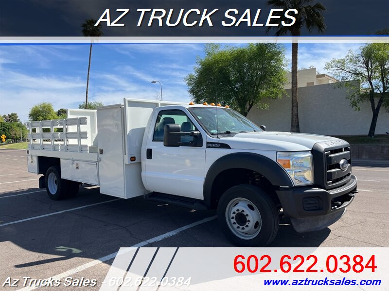 2012 Ford F-450 Super Duty XL,14' Flat/Stake Bed   - Photo 1 - Scottsdale, AZ 85257