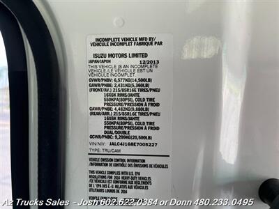 2014 Isuzu NPR-HD Crew Cab, 14' Flat Bed Dump Truck - Photo 44 - Scottsdale, AZ 85257