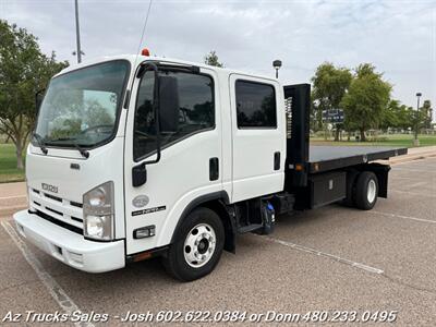 2014 Isuzu NPR-HD Crew Cab, 14' Flat Bed Dump Truck - Photo 2 - Scottsdale, AZ 85257