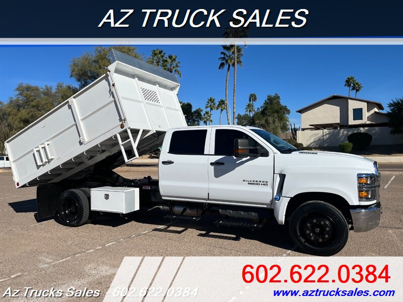 2021 Chevrolet Silverado 5500HD Crew Cab, 12' Dump Truck   - Photo 1 - Scottsdale, AZ 85257