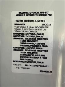 2012 Isuzu NPR-HD, Crew Cab & Chassis Diesel, Low Miles - Photo 23 - Scottsdale, AZ 85257