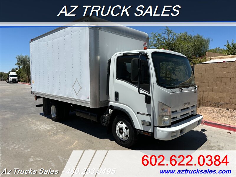 2009 ISUZU NPR, 14' Box Truck**NICE LIFTGATE* LOW LOW MILES - Photo 1 - Scottsdale, AZ 85257
