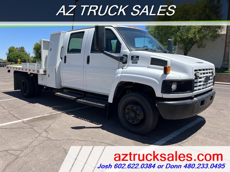 2007 CHEVROLET C4500 Crew Cab Kodiak, 12' Flat Bed Tunnel Storage   - Photo 1 - Scottsdale, AZ 85257