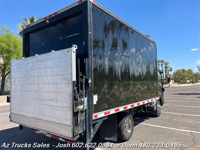 2008 Isuzu NPR-HD 14' Box Truck w/LiftGate Factory Onyx Black LOW LOW MILES, NO DEF REQUIRED - Photo 12 - Scottsdale, AZ 85257