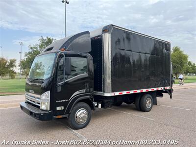 2008 Isuzu NPR-HD 14' Box Truck w/LiftGate Factory Onyx Black  LOW LOW MILES, NO DEF REQUIRED - Photo 2 - Scottsdale, AZ 85257