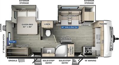 2025 Forest River ROCKWOOD MINI LITE 2516S   - Photo 30 - Grawn, MI 49637