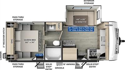 2025 FOREST RIVER ROCKWOOD MINI LITE 2506FK   - Photo 1 - Grawn, MI 49637