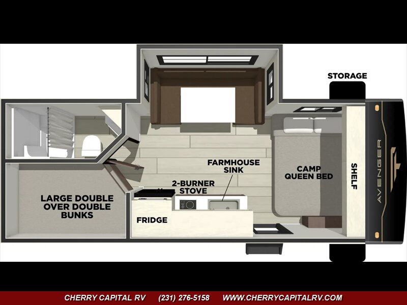 2026 Forest River Primetime Avenger 18DBS   - Photo 1 - Grawn, MI 49637
