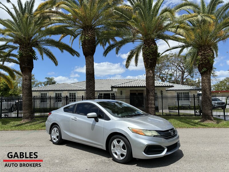 Alabaster Silver Metallic 2015 Honda Civic Coupe LX Coupe Front-Wheel Drive Automatic