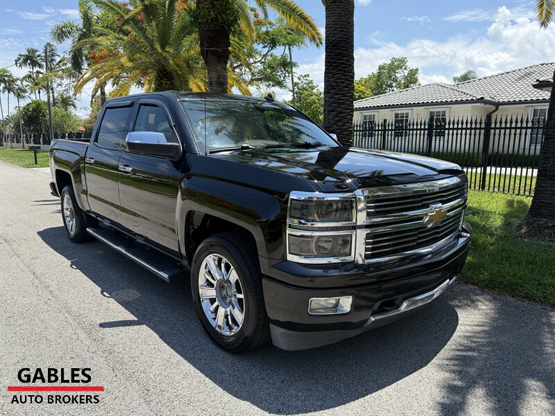 Black 2014 Chevrolet Silverado 1500 High Country Crew Cab 4WD Pickup Truck Four-Wheel Drive Automatic